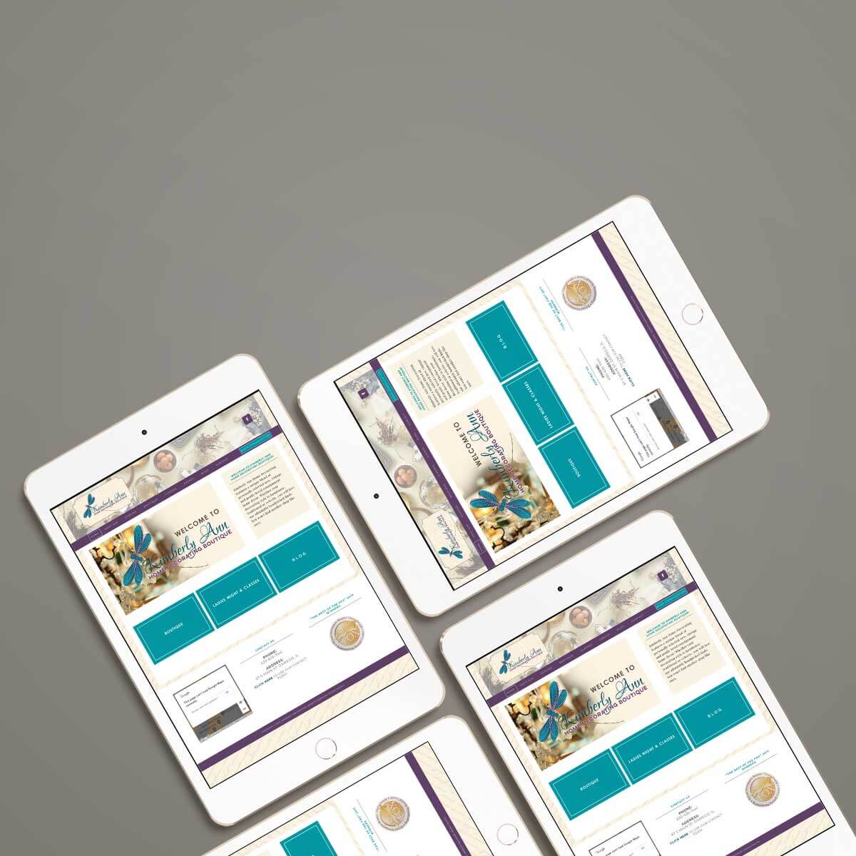 Kimberly Ann Boutque Website Design and Development