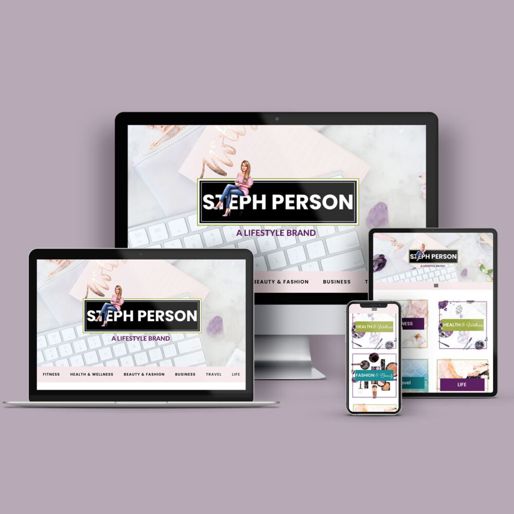 Steph Person Website Design